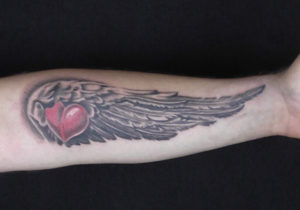 Tattoostudio Hamburg , Hakuna Ma Tattoo , Tattoos , Tattoo Flügel Herz